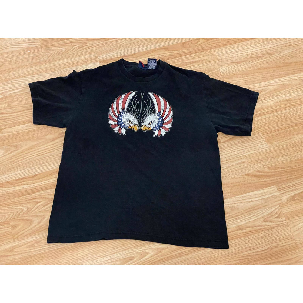 Vintage 90s US Eagles Tee Sz L